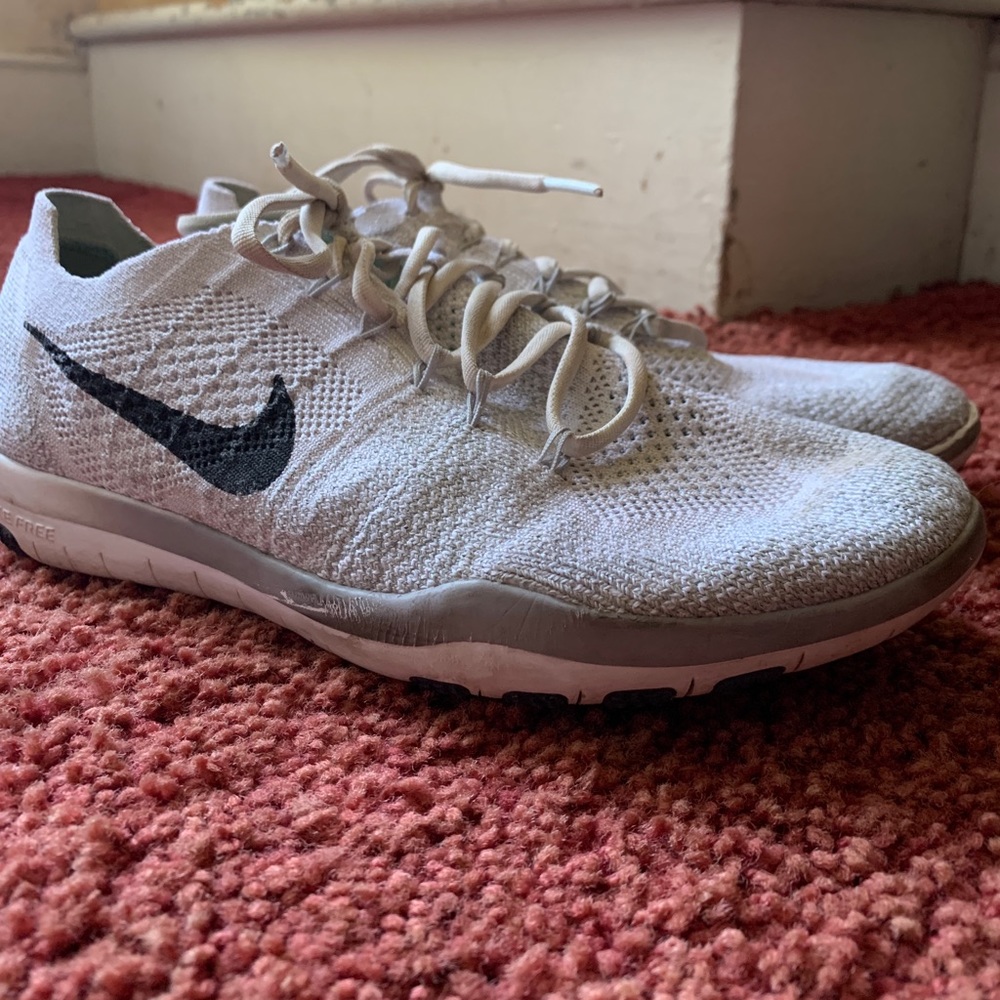 Grey/White Nike Training Sneakers